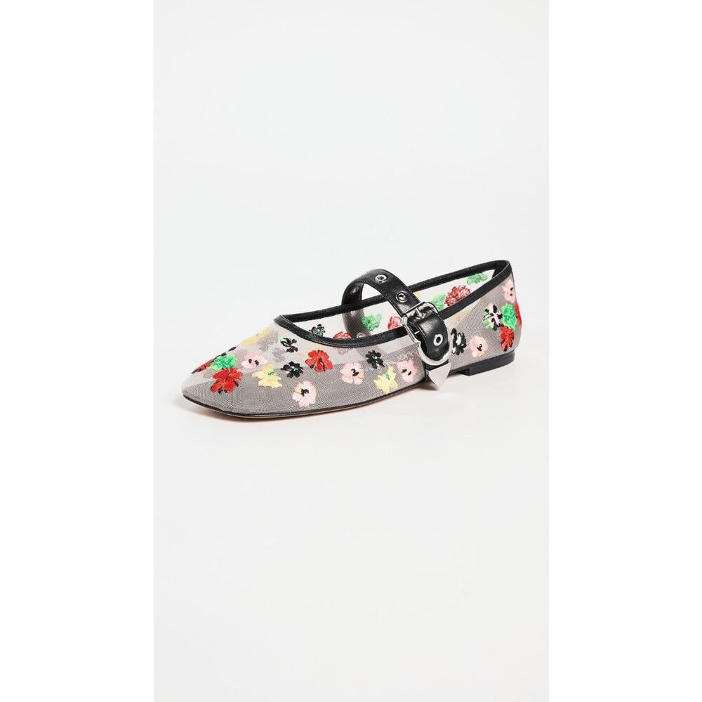 3.1 Phillip Lim ID Flowerworks Mesh Mary Jane Flats US7 $495